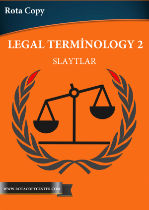 Legal Terminologi 2 Slayt